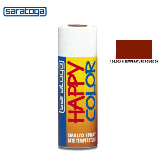 Peinture Spray ROUGE OX Haute Température 400ml Saratoga