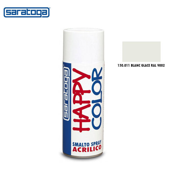 Peinture Spray BLANC GLACE RAL9002 400ml - Saratoga