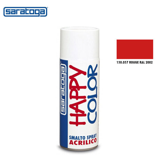 Peinture Spray Happy Color - ROUGE RUBIS - 400ml - Saratoga