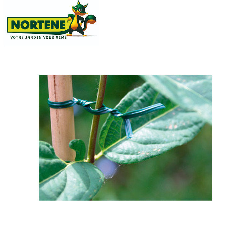 BOBINE DE FIL FER PLASTIFIE 25M VERT - SQES