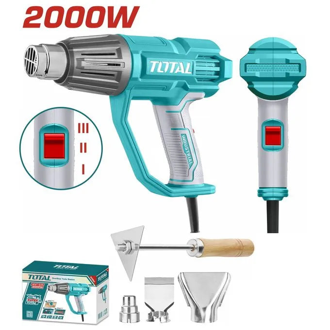 TOTAL Décapeur Thermique Professional - 2000W - TB20078 - SQES