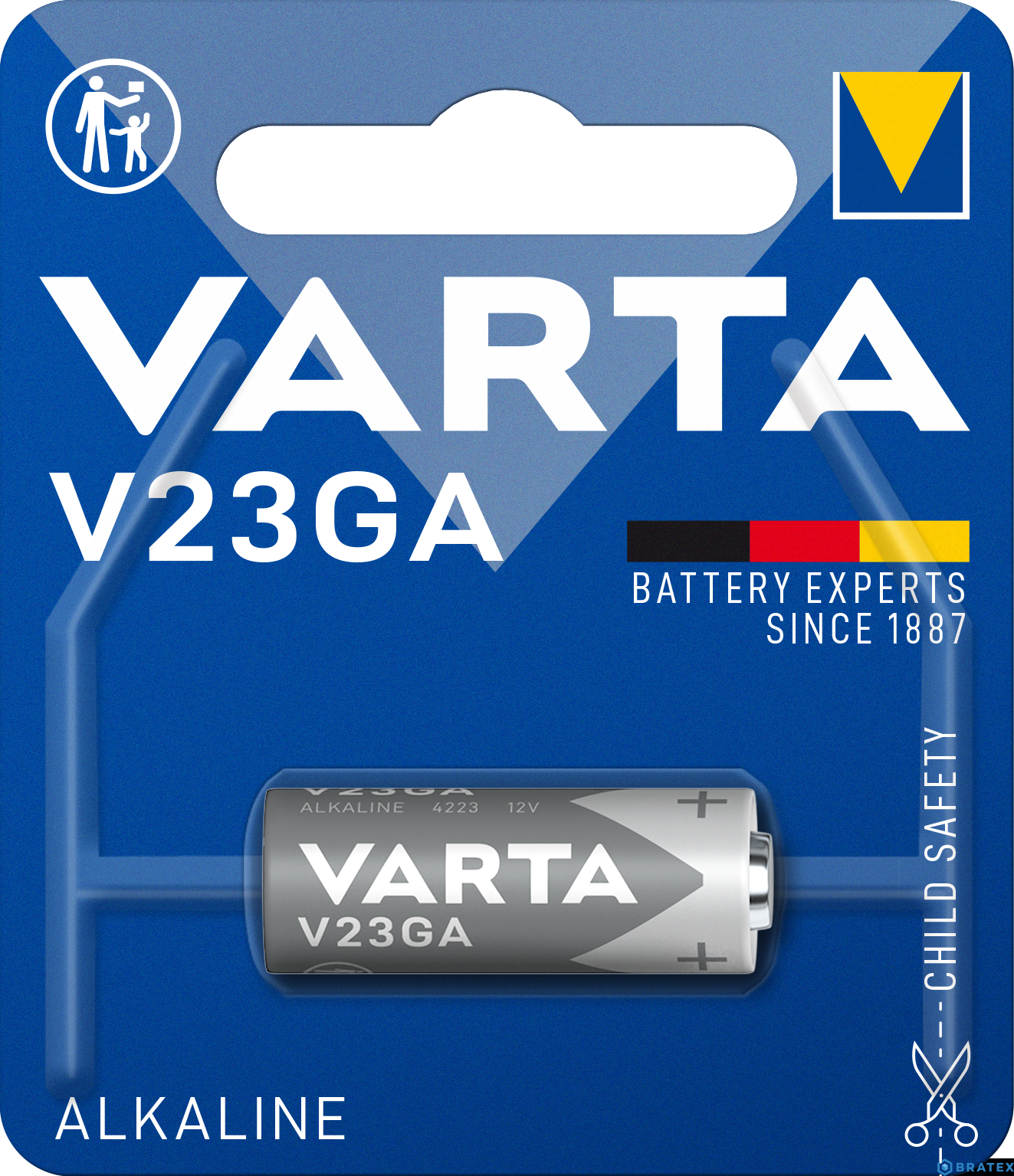 VARTA Pile Bouton V23GA 12V Alcaline Haute Performance 4008496261628