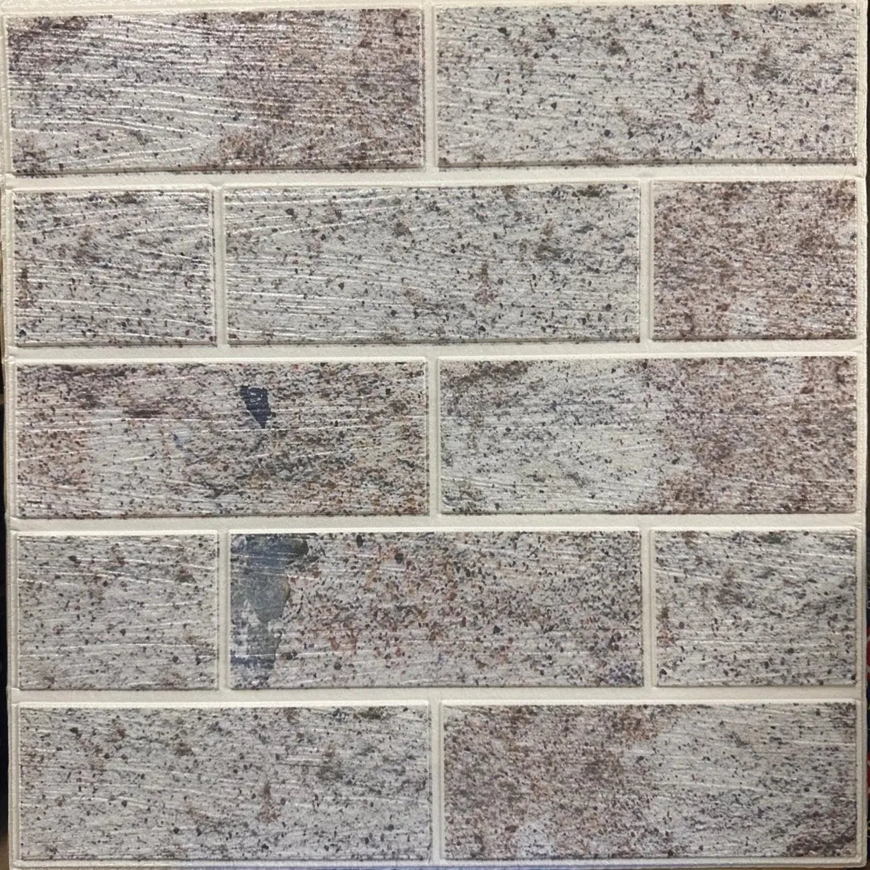Lot de 10 Panneaux Mural Adhésif - Imitation pierre naturelle 3D - 35*35*0.8 cm (N°14) - SQES