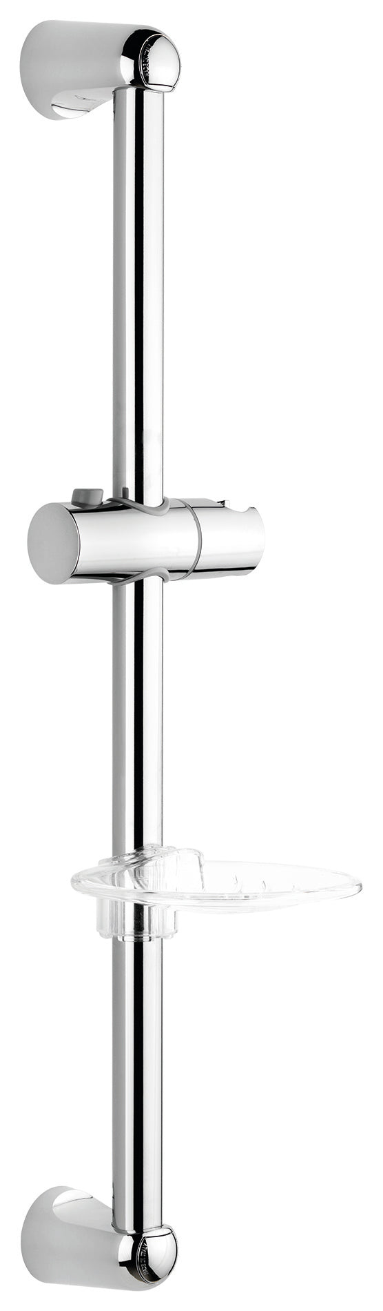 Barre de Douche avec Flexible et Douchette SOPAL 1018A04 Chromé - Tube Laiton Ø22