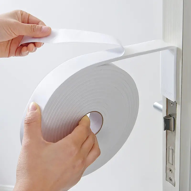 Bande Mousse Autocollante 25mm x 10m - Joint Isolation Portes Fenêtres