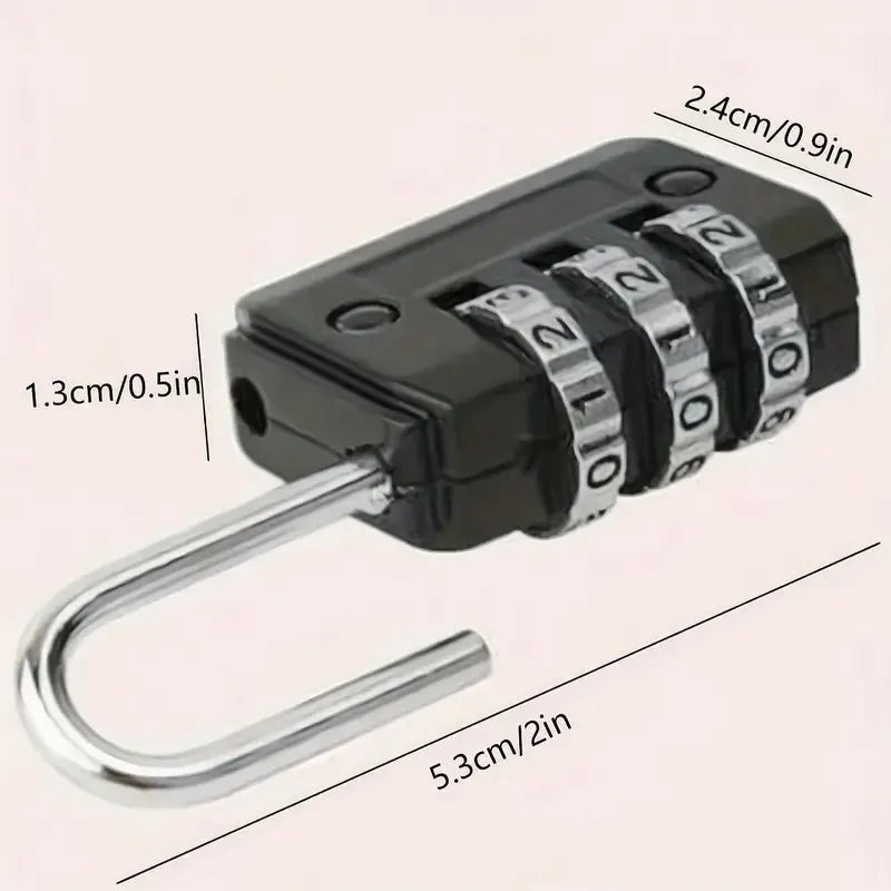 Cadenas à code de sécurité à combinaison à 3 chiffres - SQES