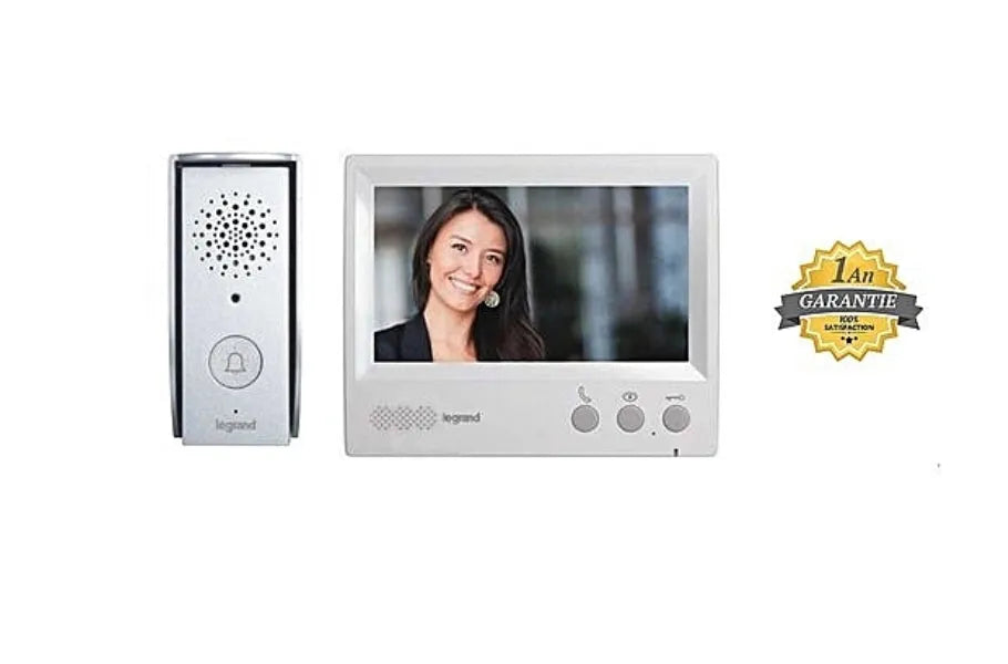 Kit Vidéophone LEGRAND LG-369580 - Écran 7” Couleur - 4 Fils - SQES