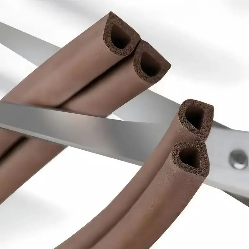 BOSS TAPE Joint d'étanchéité pour porte , fenêtre, isolation thermique, Type D, Marron - SQES