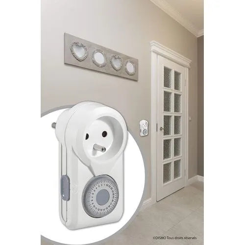 Prise Programmable Pour chaudière - Programmateur journalier Sur 24 Heures - SQES