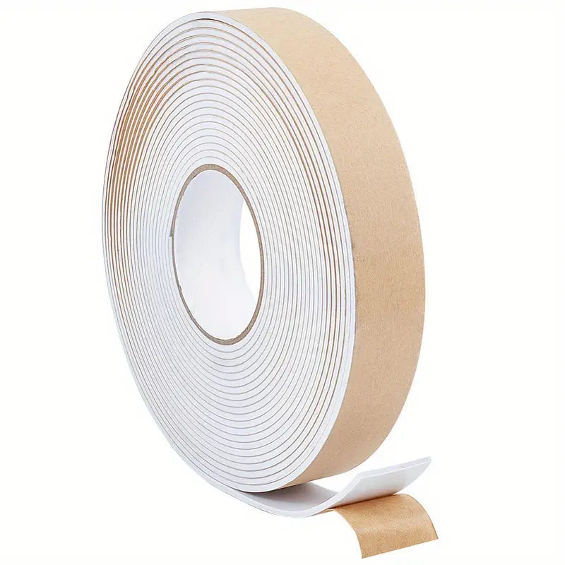 Bande Mousse Autocollante 25mm x 10m - Joint Isolation Portes Fenêtres