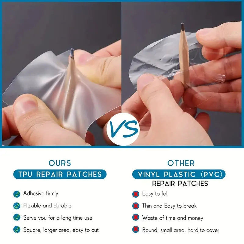 PATCH DE REPARATION PISCINES ET CHAMBRE A AIR BOSS TAPE - SQES