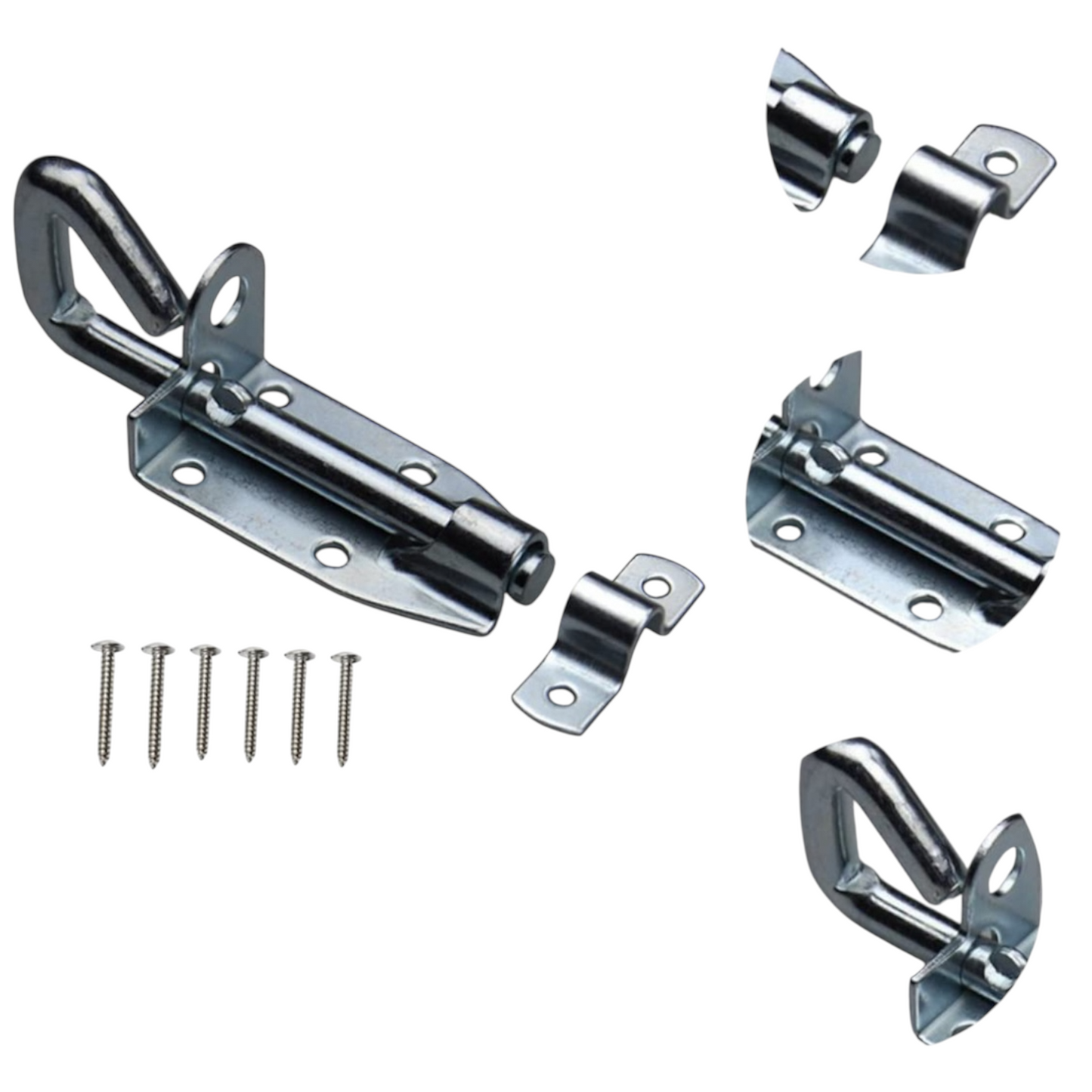 Verrou de porte en Acier inoxydable, Cadenassable, 152mm