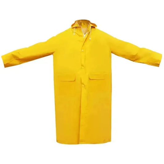 Pack Imperméable Complet - Manteau Jaune XXL + Bottes 44 + Gants