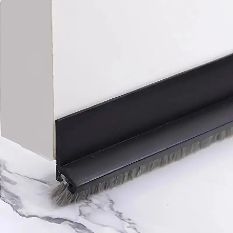 BOSS TAPE Boudin de Porte MARRON, Baguette à brosse en PVC Adhésive - SQES