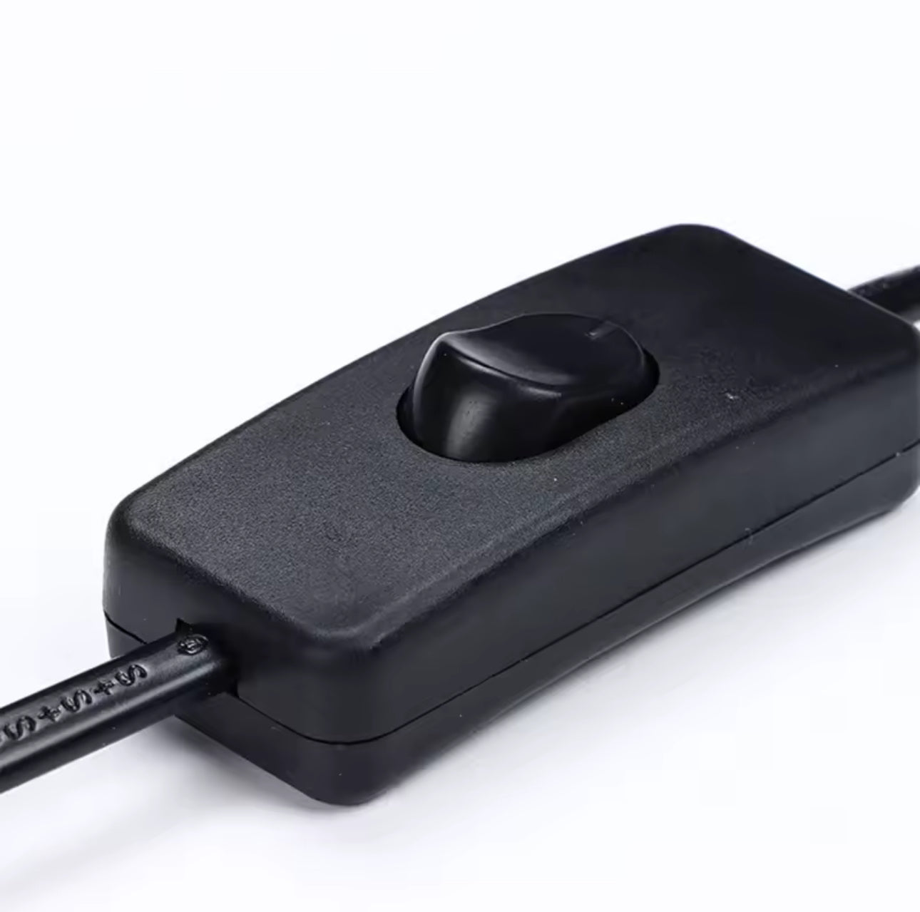 Câble d’alimentation pour veilleuse avec interrupteur long 1,5m noir - SQES