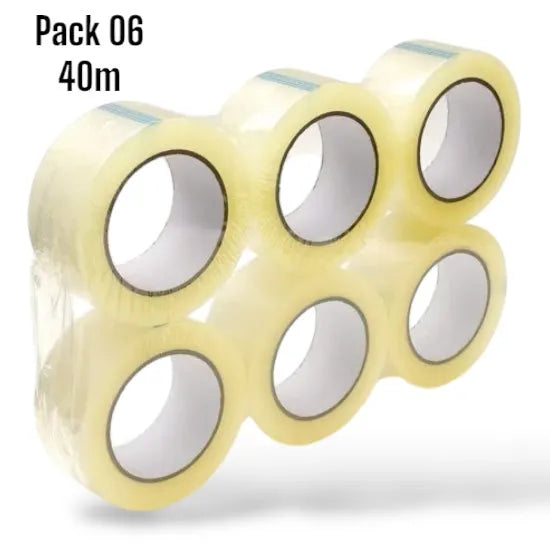 Scotch emballage transparent 45mmx40m - Lot 6pcs - SQES