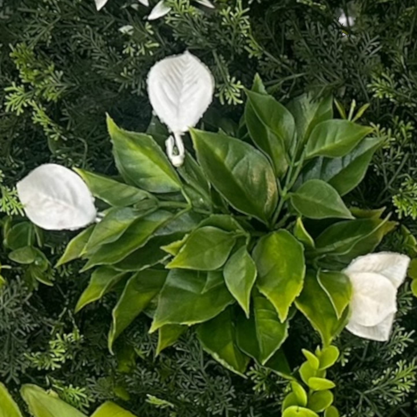 Panneau décoratif 3D FLORIDA - Mur végétal artificiel - 50cm*50cm - SQES