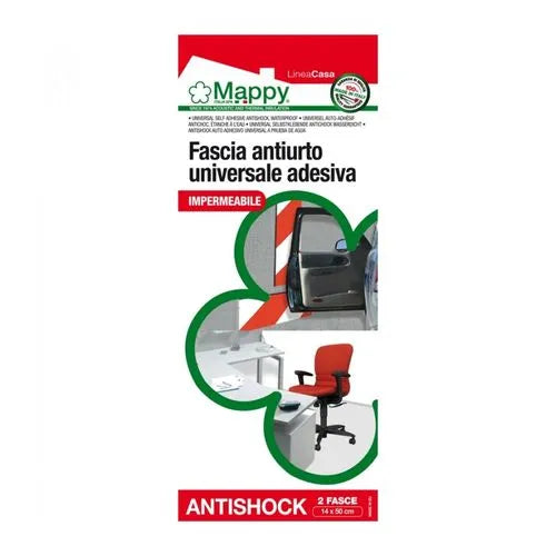 Butoir Murale De Garage antichoc - Protection Adhésive Parking 2 faces 14*50*1cm - 2PCS - SQES