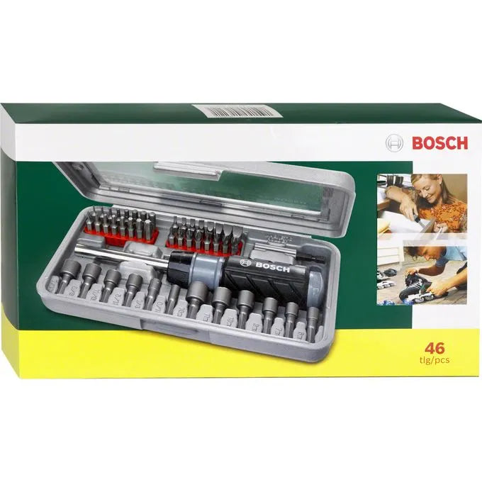 Coffret de vissage - Clé Douille et Embout - 46 piéces - SQES
