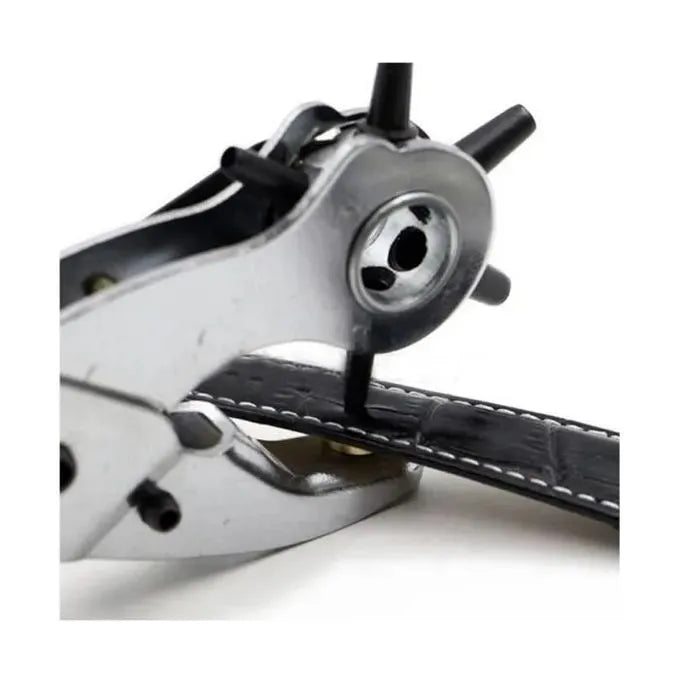 TOTAL Pince de poinçonnage pour ceinture en cuir - perforateur de trou - 250mm - SQES