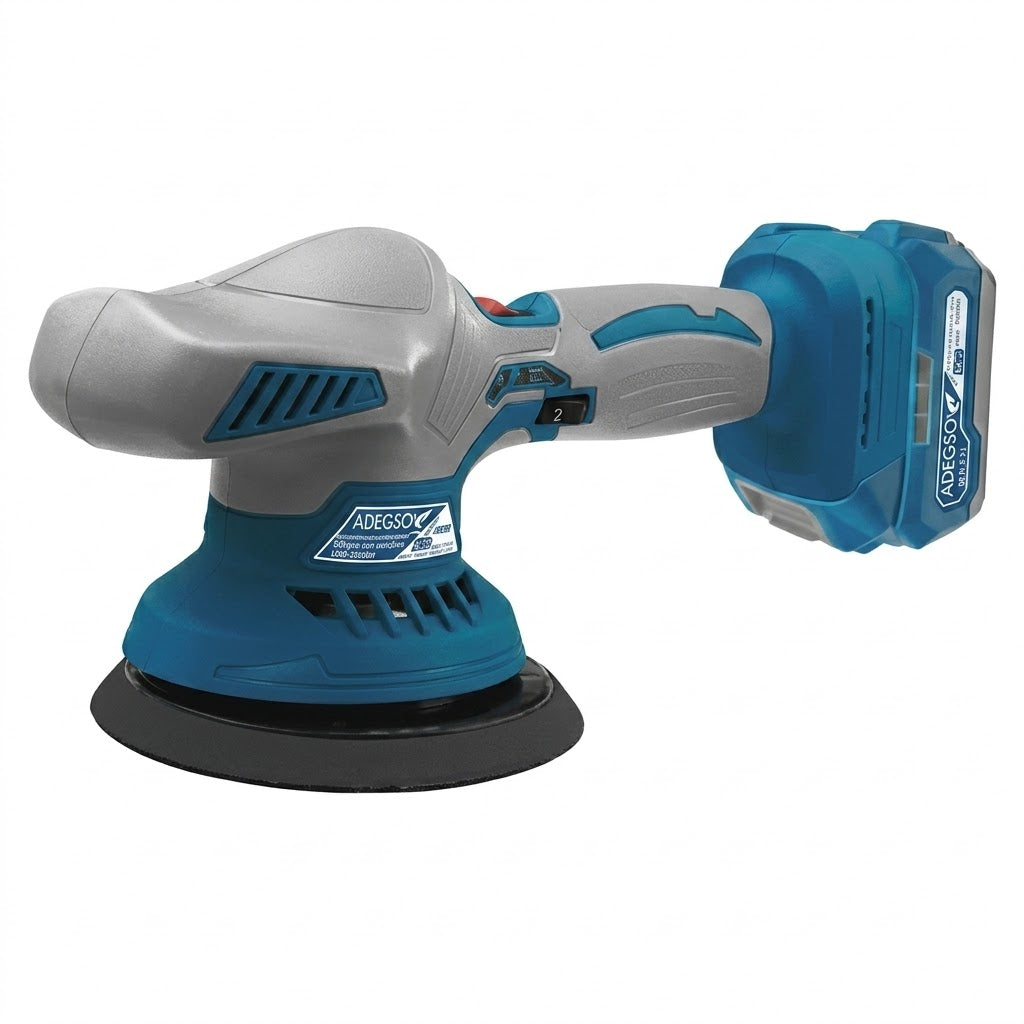 Ponceuse orbitale excentrique brushless ADEGSO AD-40251 21 V 150 mm avec 2 batteries | SQES Tunisie
