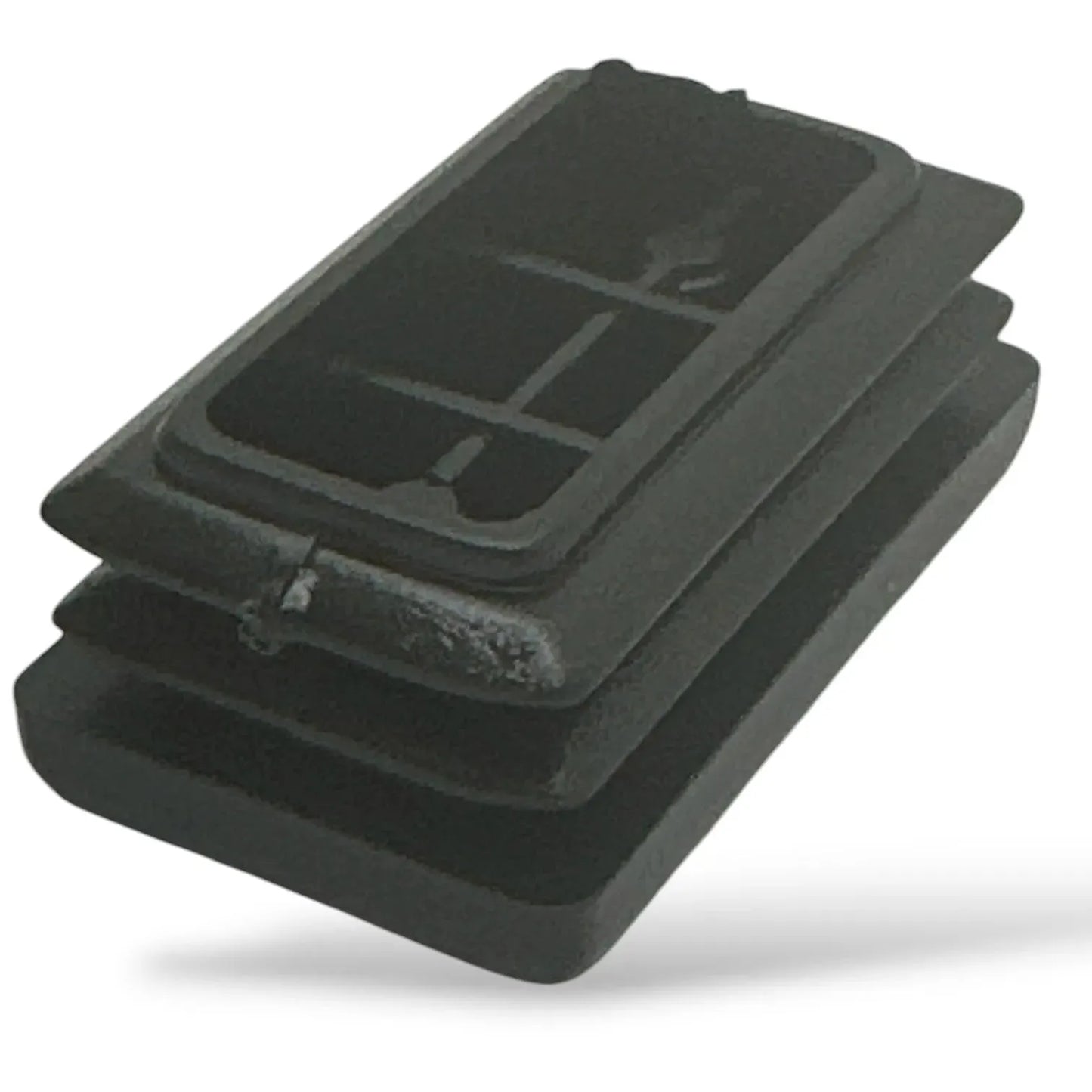 Embout Rectangulaire pour bouchon de meuble - 20 pcs 40mmx30mm NOIR - SQES