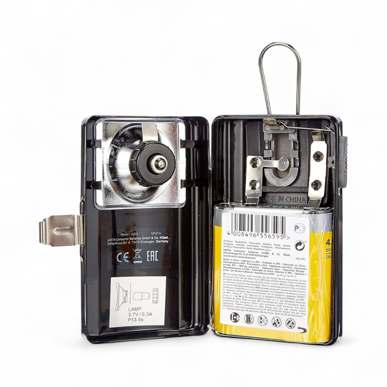VARTA TORCHE PALM LIGHT 75m,53h,15lm - 4008496977535