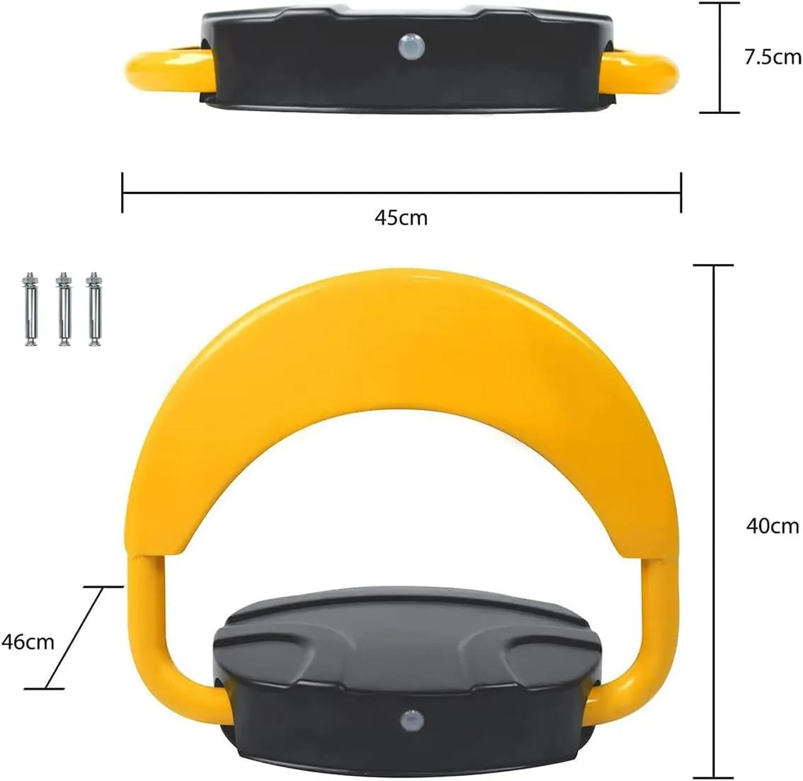 Barrière automatique avec 2 commandes de parking pour voitures - SQES