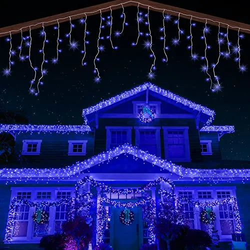 Guirlande lumineuse décoratif - Kit 100 LED Bleu 10M - SQES