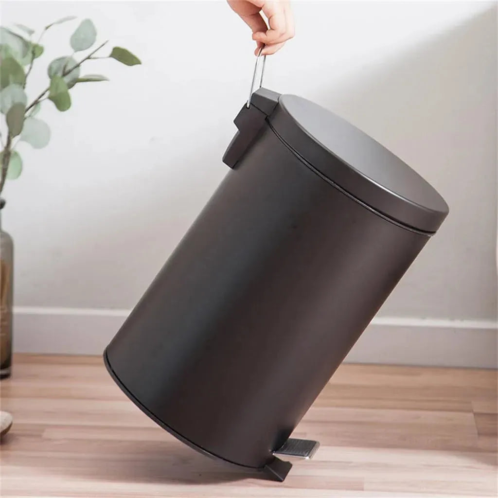 Poubelle à pédale - NOIR MAT - 3 litres - SQES
