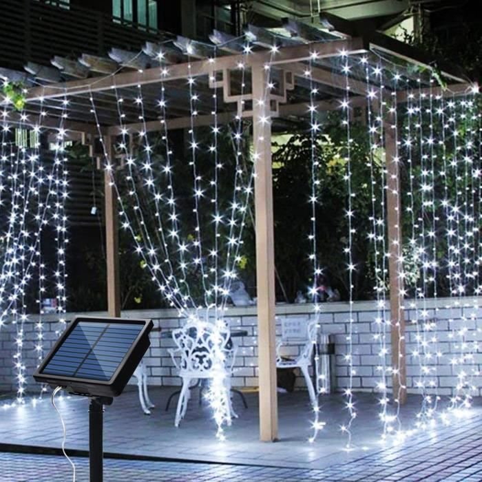 Rideau lumineux Hauteur 3M LED lumière Blanc - SQES