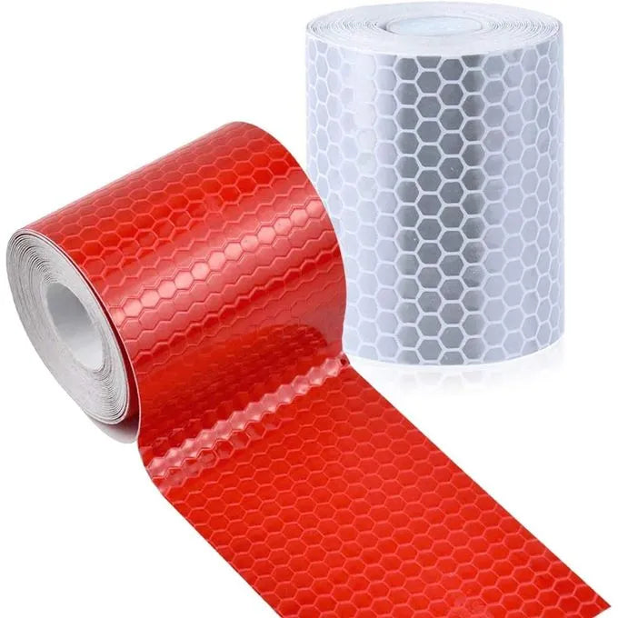 BOSSTAPE Bande réfléchissante ROUGE 35 mm x 1,5 mt - SQES