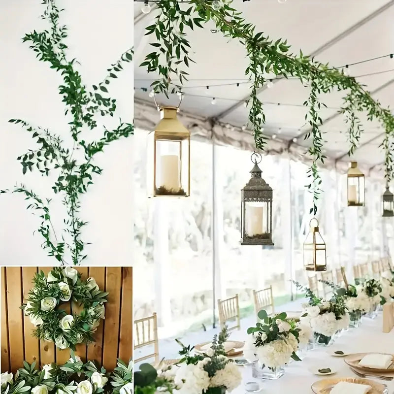 Tige de feuille artificiel pour décoration et aménagements floraux - SQES