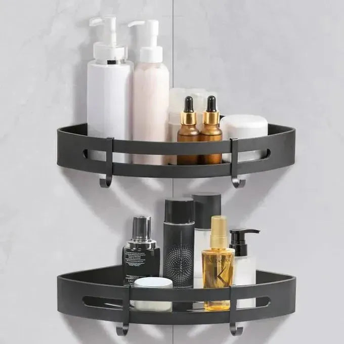 Etagère de Rangement pour salle de bain - 2pcs - Etagère d'angle - SQES