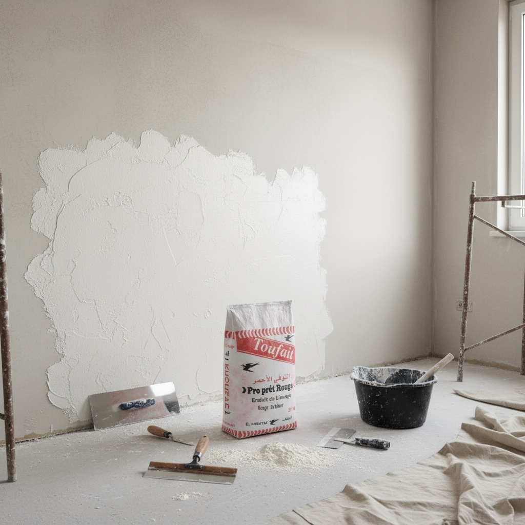 Enduit toufait rouge 25kg Khottaf