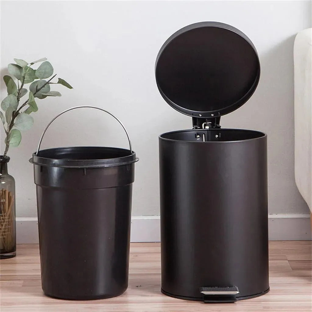 Poubelle à pédale - NOIR MAT - 3 litres - SQES