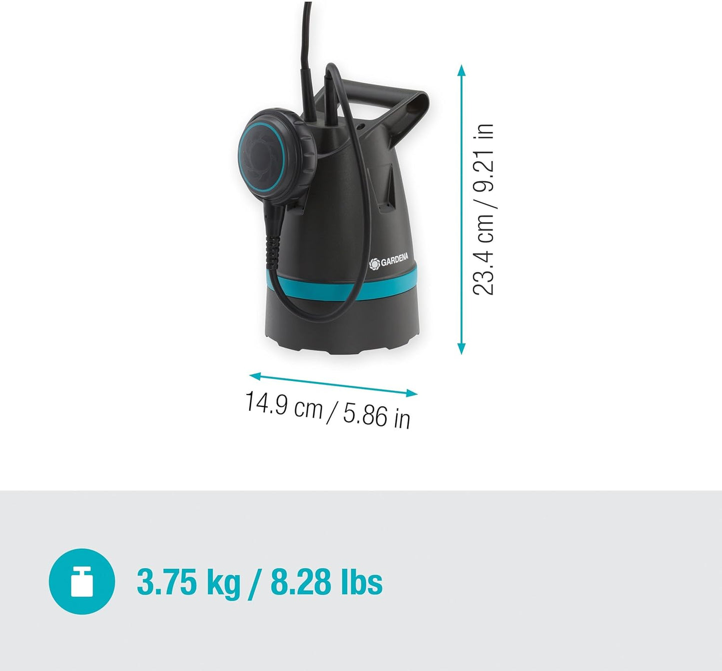 Pompe Submersible pour Eau Claire 8600 Basic GARDENA