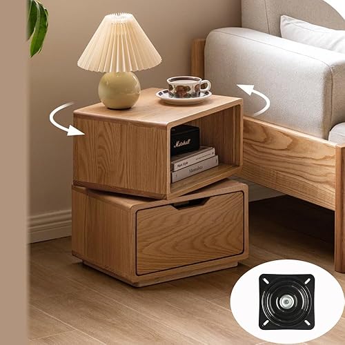 Ferrure de Rotation 360° Plateau tournant meuble 15 x 15 cm AYTUG R141