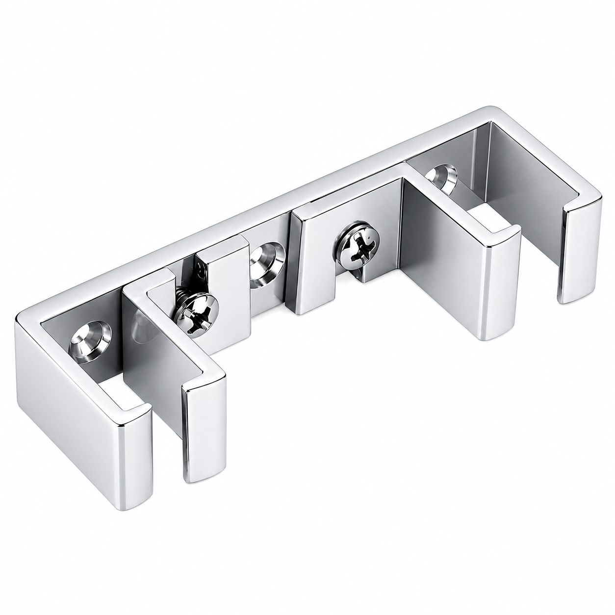 support plafond double en aluminium finition argentée brillante. SQES TUNISIE