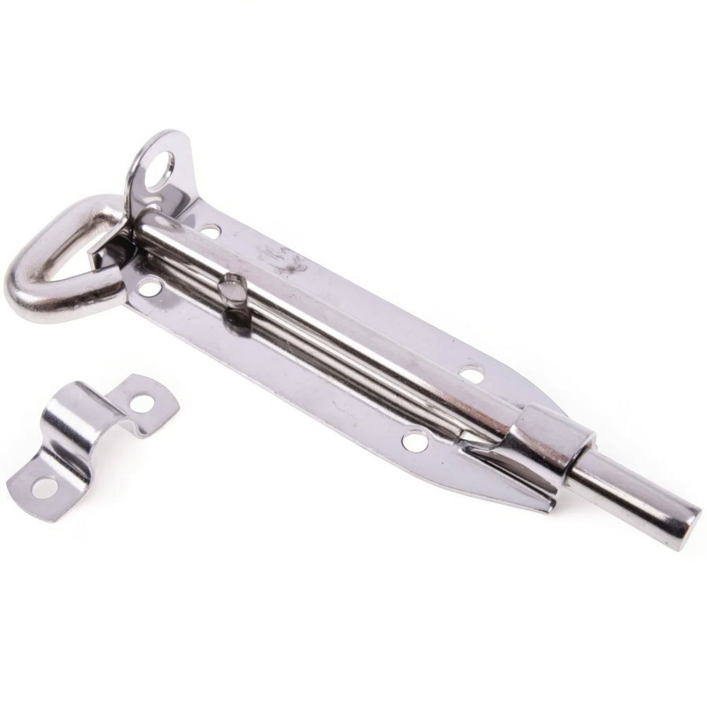 Verrou de porte en Acier inoxydable, Cadenassable, 152mm