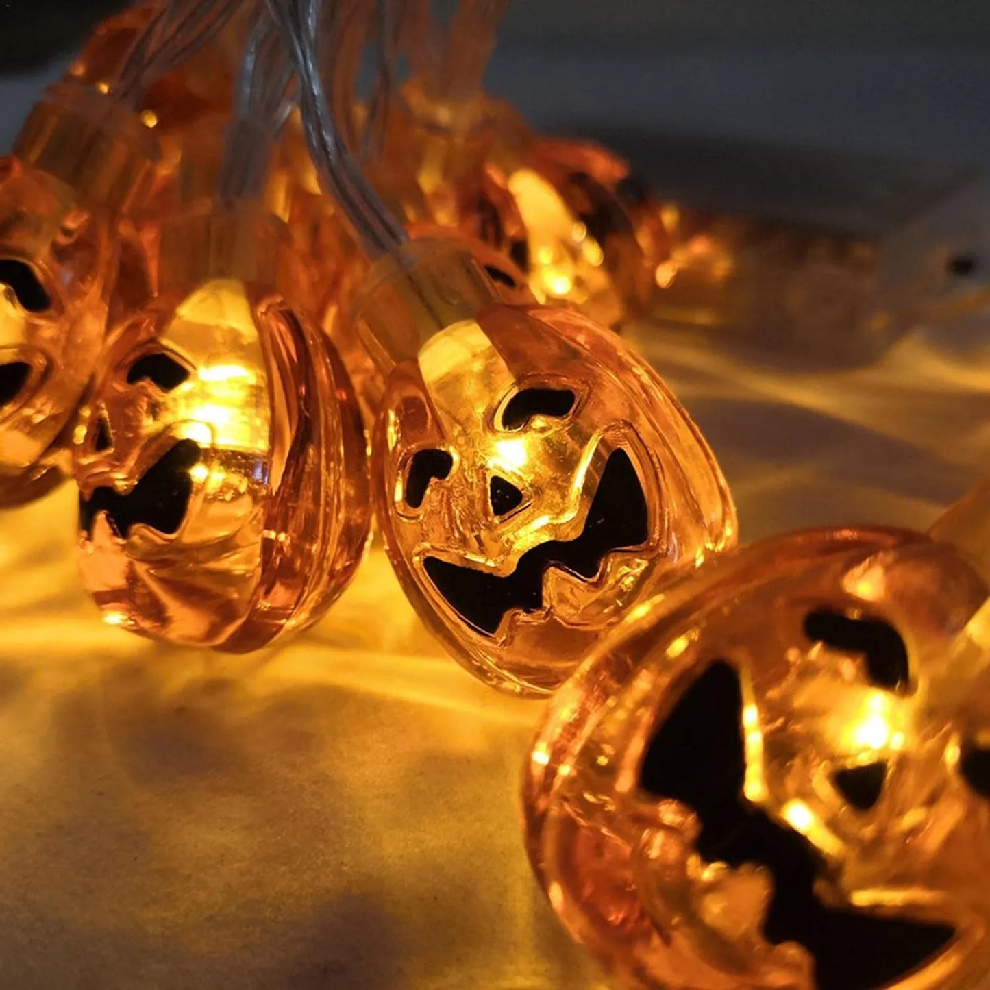 Guirlande LED Lumineuse Halloween Tunisie - CITROUILLE - SQES