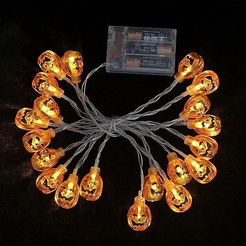 Guirlande LED Lumineuse Halloween Tunisie - CITROUILLE - SQES
