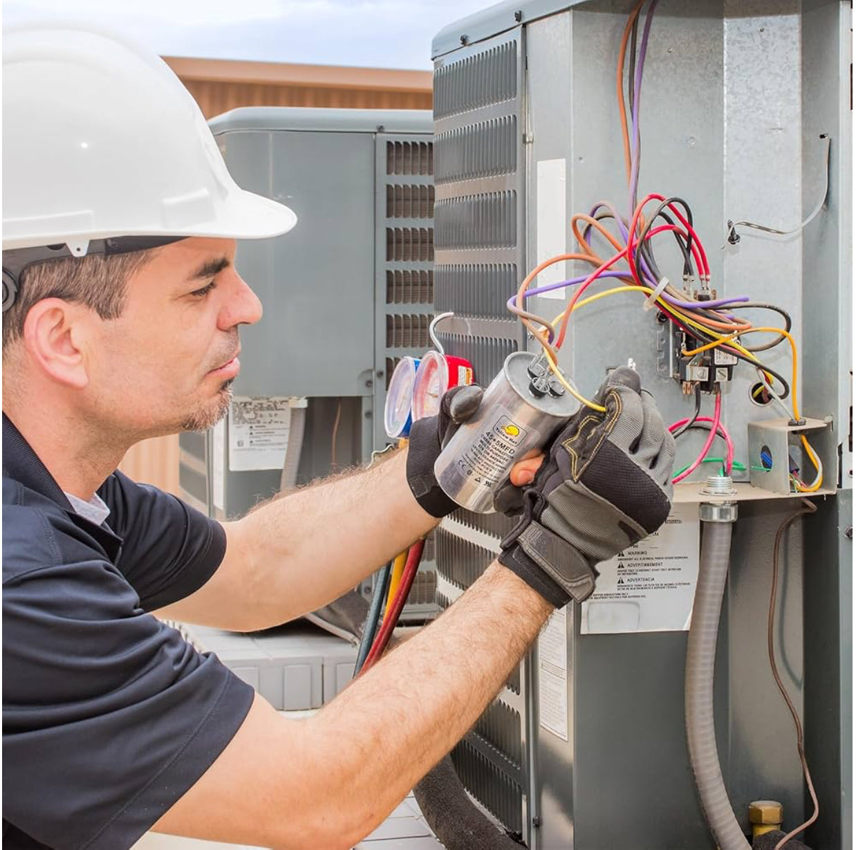 Condensateur Climatiseur - Capacité - 35 µF – 3 Bornes