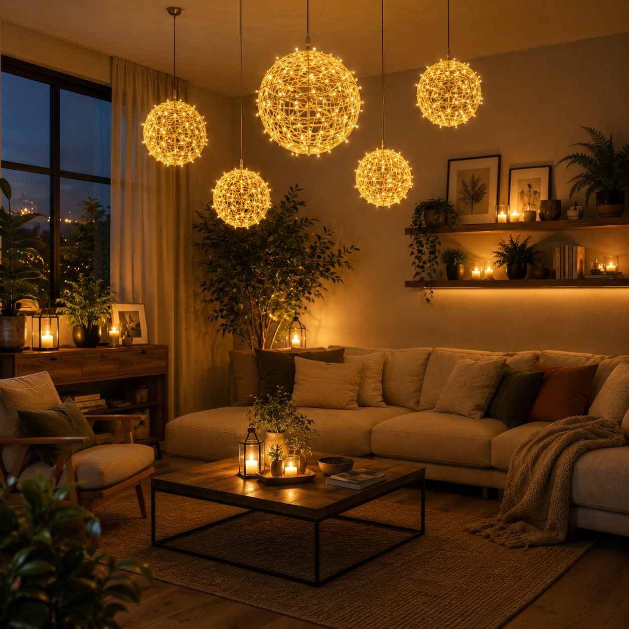 Boule Lumineuse Décorative LED