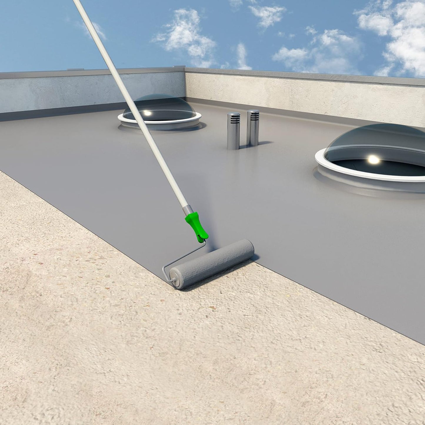 SikaFill®-100 – Revetement Souple d’Etancheite pour Toitures et Facades - SQES