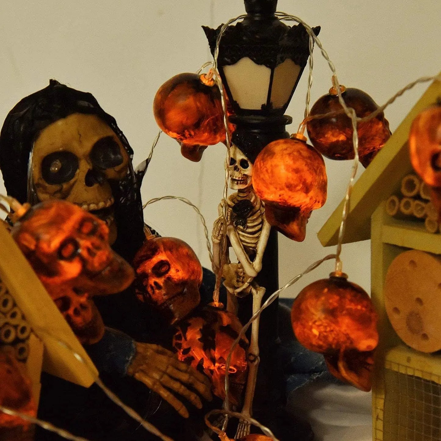Guirlandes Lumineuse Halloween Tunisie - Tête de mort - SQES