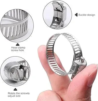 Collier de serrage réglable en acier inoxydable 13-19mm - SQES