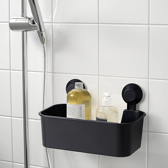 Accessoires Salle De Bain - 4 Pièces a Ventouse ABS EJIM - Fixation Sans Perçage