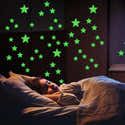 200 Autocollants étoiles Et Lune Phosphorescents - Décoration Plafond Chambre Enfant (tailles 3 à 4,3 Cm) - 9