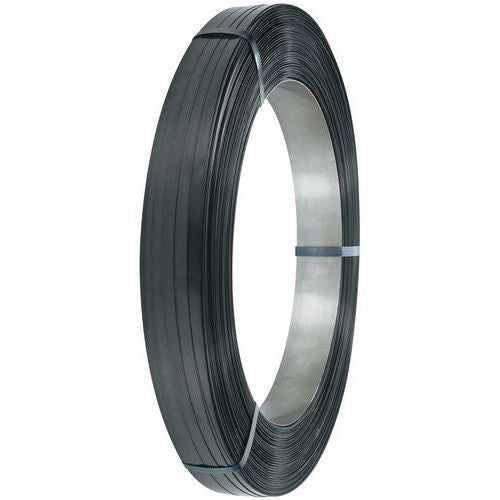 Feuillard Cerclage Acier Galvanisé 12,7-16-19mm x 0,5mm - Bobine 50kg
